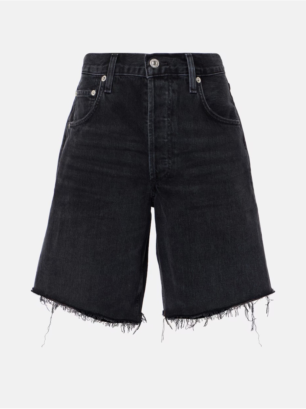 Citizen of Humanity Ayla Black Denim Shorts Size 26
